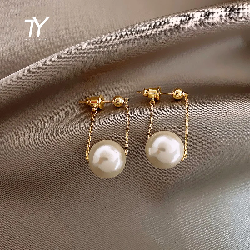 Simple Elegant Small Pearl Pendant Earrings For Woman 2020 New Fashion Jewelry Party Ladies' Unusual Dangle Earrings Accessories