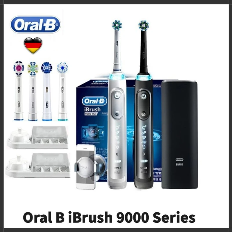 Oral B iBrush 9000 Sonic Electric Toothbrush Smart Bluetooth App Oral Deep Clean Management 9000Plus Tooth Brush for Adult