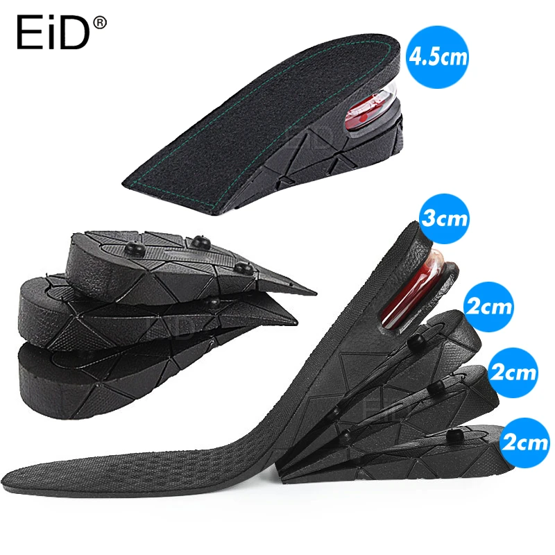 EiD 3-9cm Height Increase Insole Cushion Height Lift Adjustable Cut Shoe Heel Insert Taller Women Men Unisex Quality Foot Pads