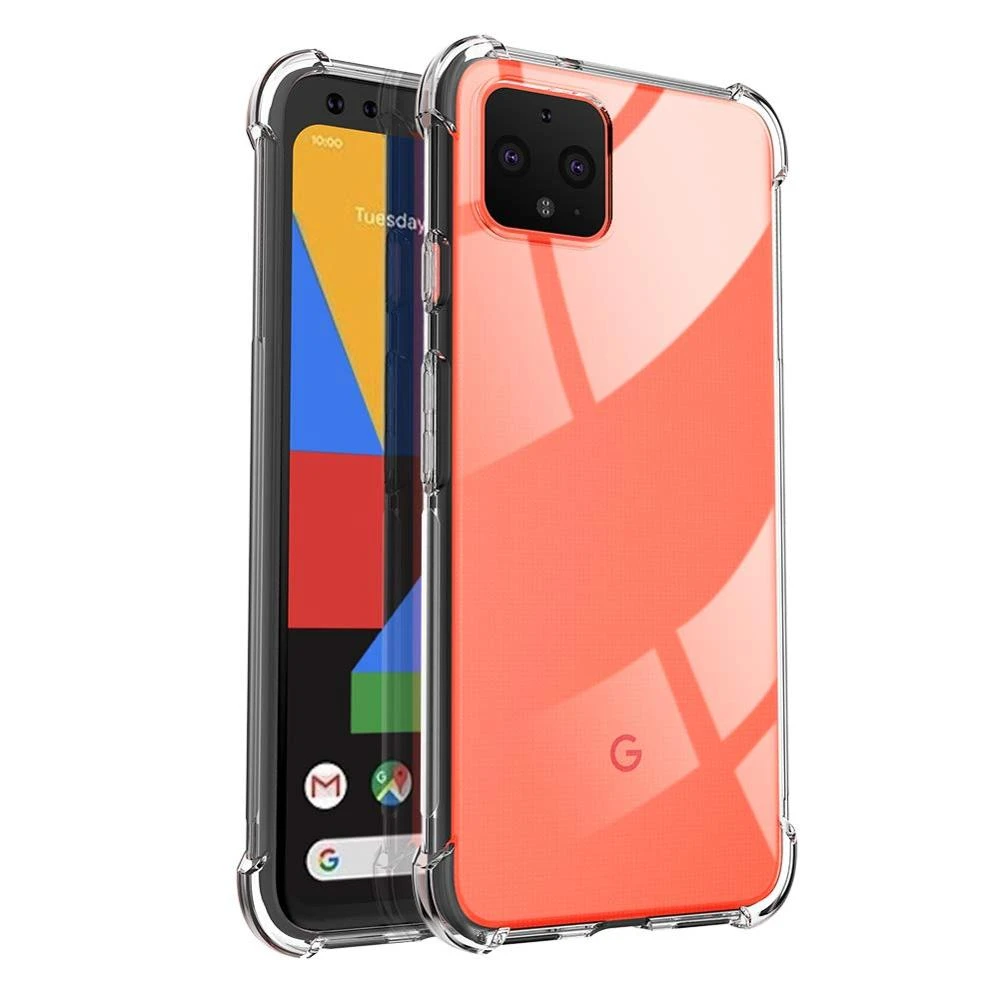 Transparent Soft Case for Google Pixel XL 2 XL 3 XL 3A XL 4 XL Raised corners Silicone Back Cover Rubber Bumper Shock Proof case