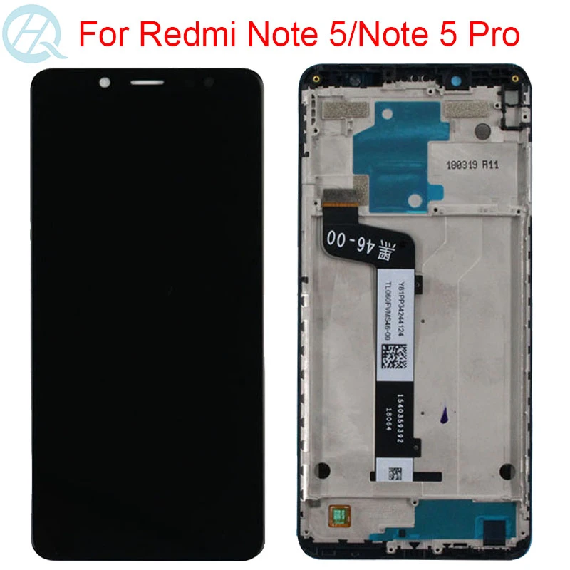 10 Touch LCD For Xiaomi Redmi Note 5 Pro Display With Frame Touch Screen Assembly 5.99 Inch For Redmi Note 5 LCD Snapdragon 636