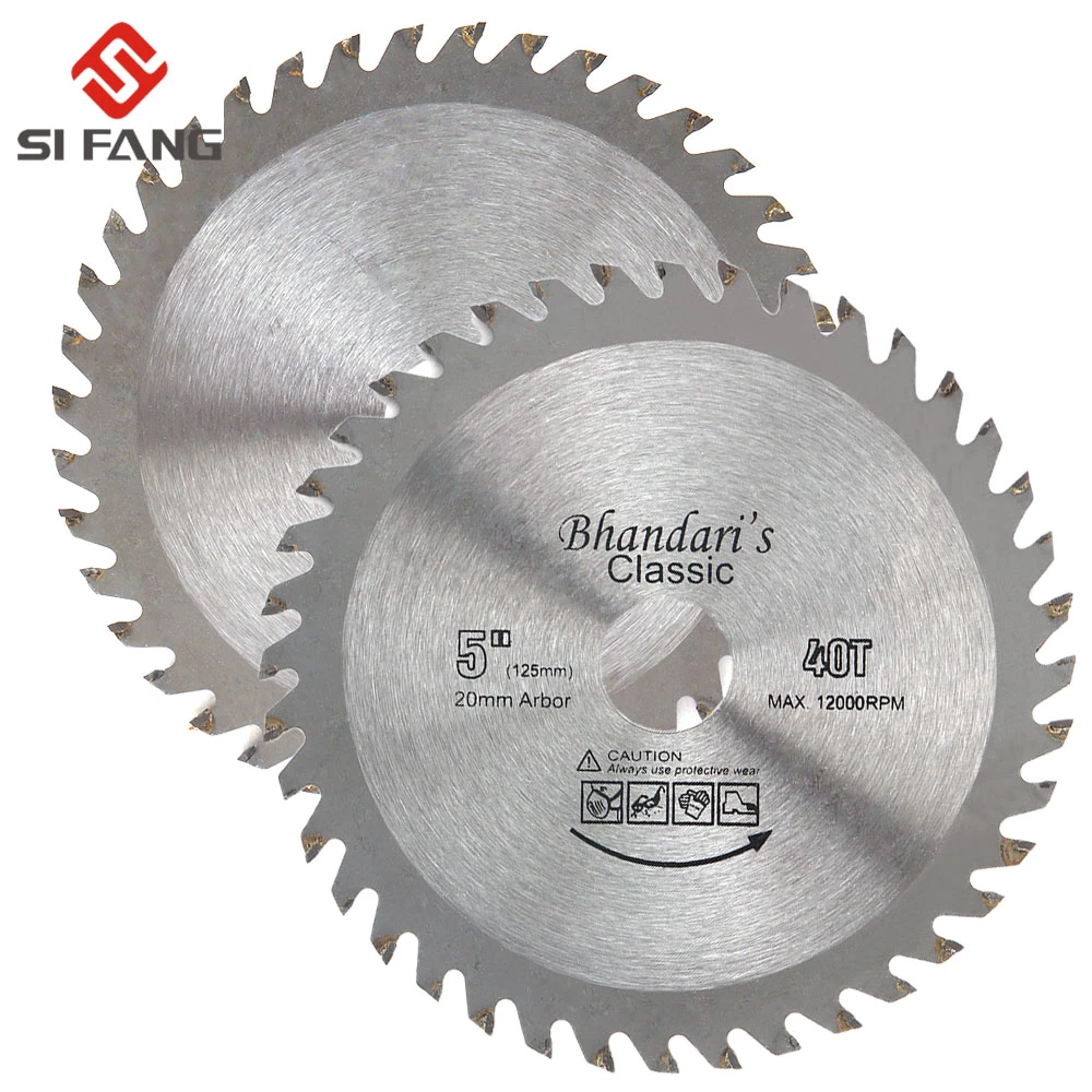 125mm 5inch  Saw blade carbide tipped wood cutting disc for DIY&decoration general wood cutting