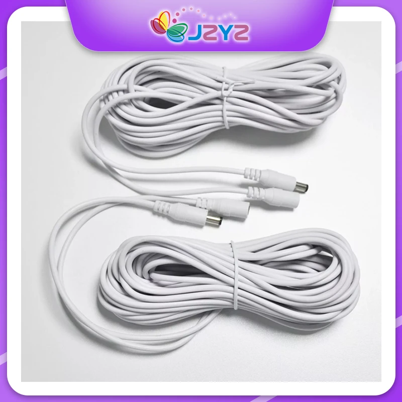 DC12V Power Extension Cable 2.1*5.5mm Connector Male To Female For CCTV Security Camera