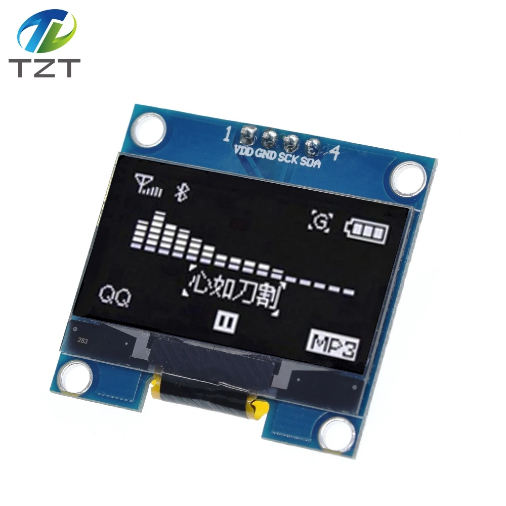 1.3 Inch OLED Module White Color 128X64 OLED LCD LED Display Module 1.3 IIC I2C SPI Communicate for arduino Diy Kit