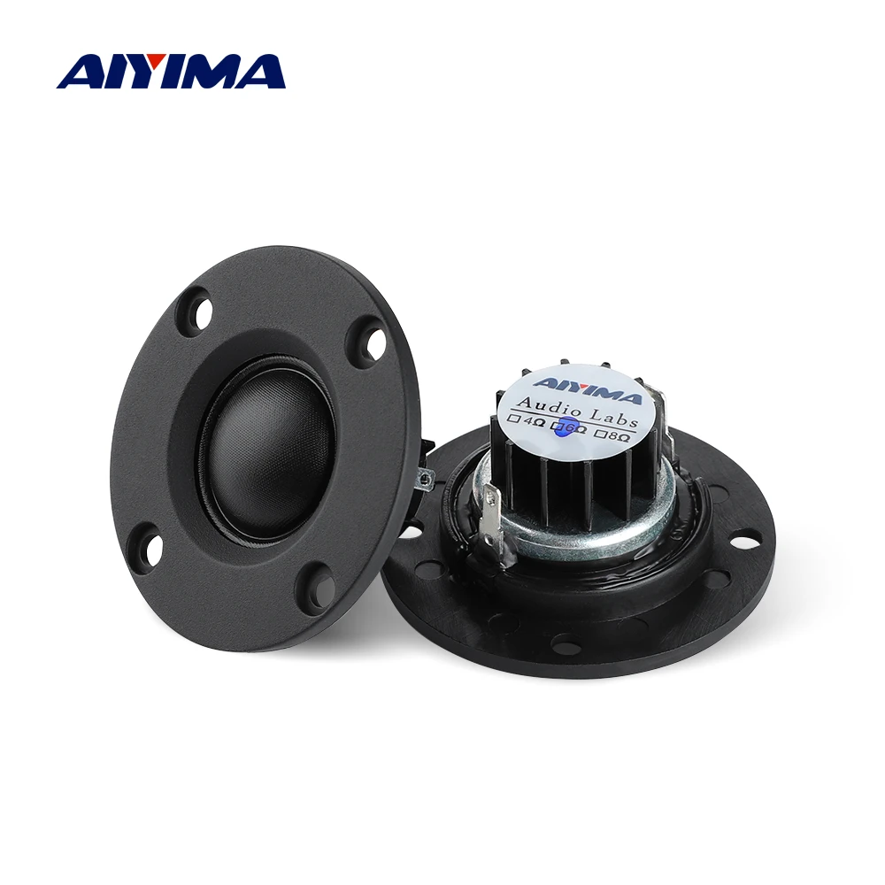 AIYIMA 2Pcs 2 Inch Audio Portable Speakers 6 Ohm 30W ABS Altavoz Portatil Aluminum Radiator Hifi Home Theater Tweeter Speaker