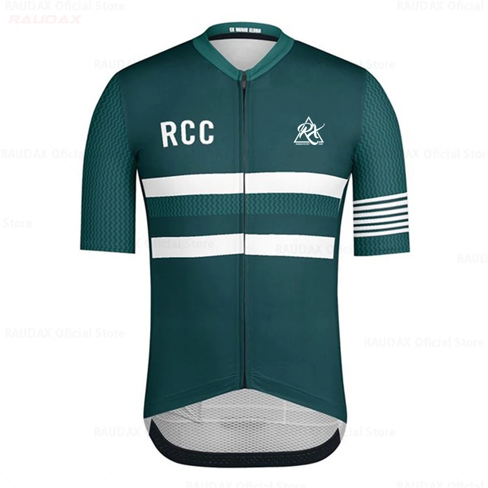 2021 Men's Clothes Wear Better RCC Rainbow RX Team Areo Cycling Jersey Short Sleeve Bicycle Clothes Summer MTB Road Bike Shirts