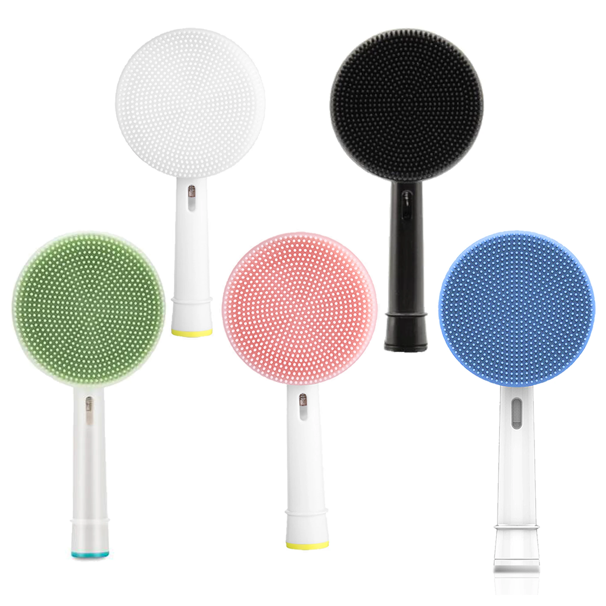 5 Color Suitable For Braun Oral-B Electric Toothbrush Replacement Facial Cleansing Brush Head Electric Toothbrush Cleansing Head