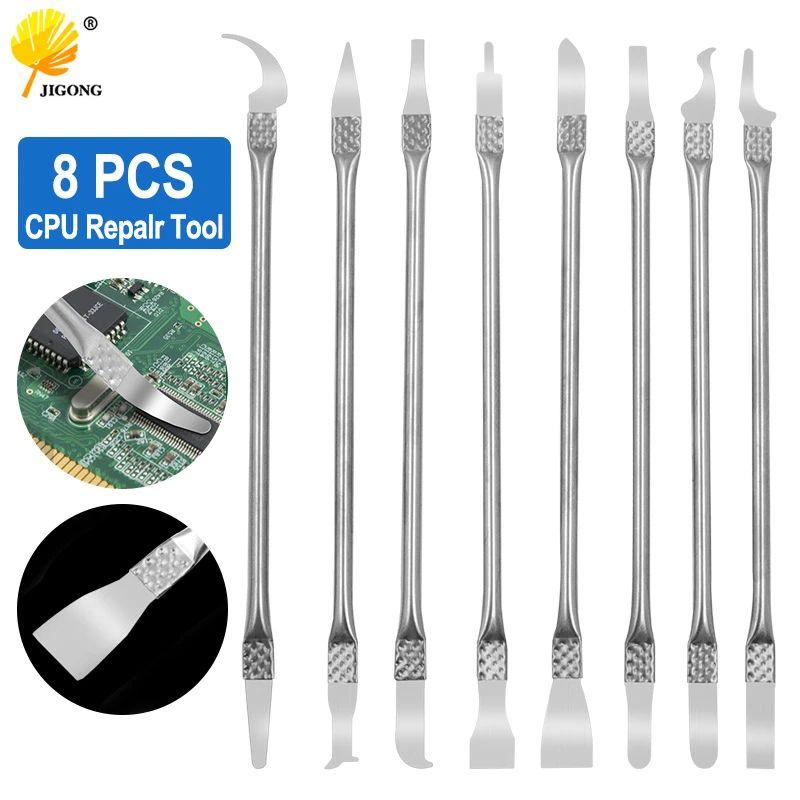 8-in-1 IC chip repairing ultra-thin blades for mobile phone computer metal remover removal CPU IC chip repair tool