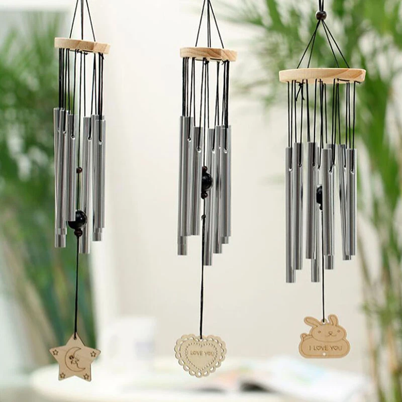 Antique Resonant 8 Tubes Wind Chime Bells Hanging Living Bed Home Decor Gift Car Outdoor Yard Garden Deco Wind Chimes