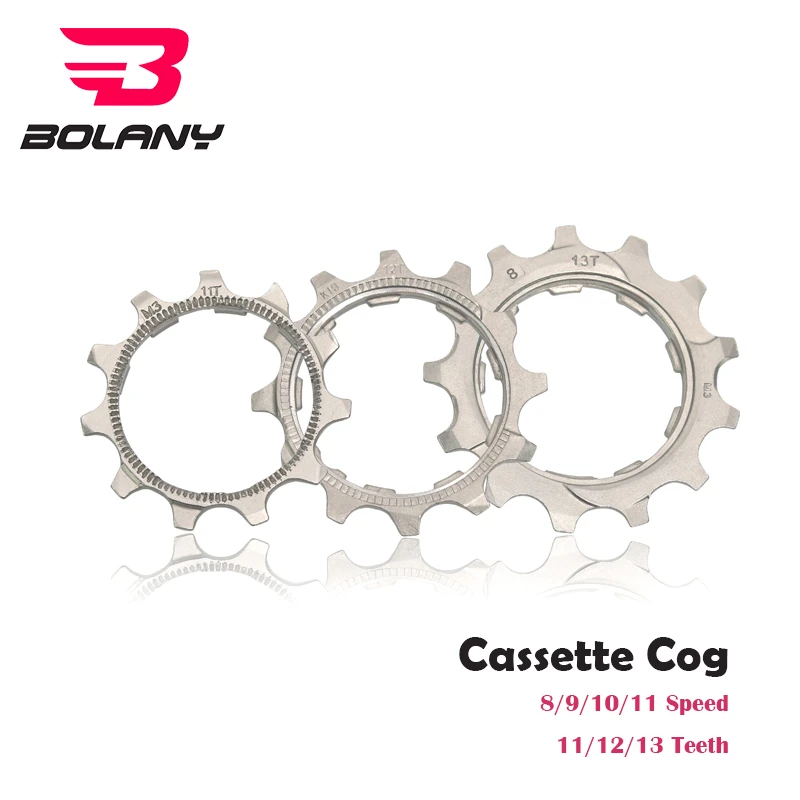 Bolany 1pcs MTB Road Bike Freewheel Cog 8 9 10 11 Speed 11T 12T 13T Bicycle Cassette Sprockets Accessories For SRAM Flywheel