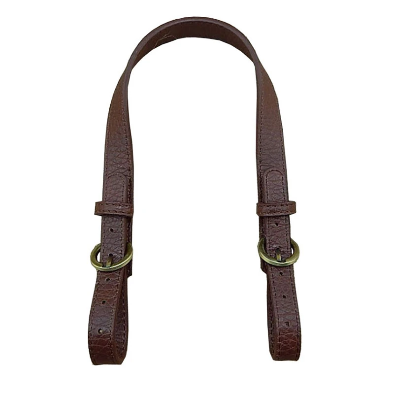 1PC Double-ended adjust Shoulder Bag belts strap DIY Black handbag Bucket bag accessories handle PU Leather Vintage Bays Strap