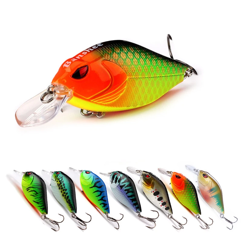 Sound Wobblers Carp fishing lures Mute Float Crankbait hard lure fake baits Swimbait pike artificial bait For sea fishing goods