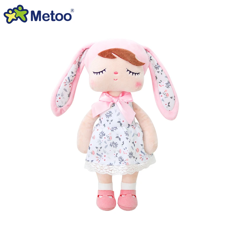 2021 New Metoo Dolls Stuffed Toys Spring-Summer Angela For Girls Boys Baby Beautiful Rabbit Soft Animals For Kids Gift Infants