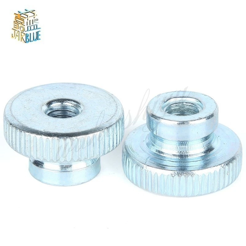 2-10pcs Din466b Gb806 M3 M4 M5 M6 M8 M10galvanized Knurled Thumb Nut Iinstrument Hand Tighten Nut 3d Printers Parts Curtain Wall