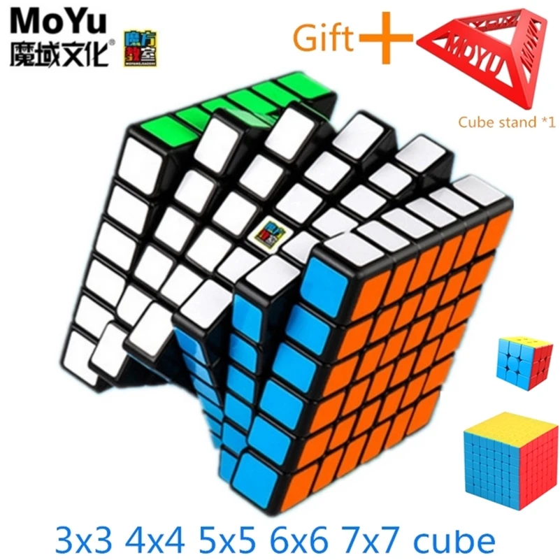 MoYu meilong 2x2~7x7x7 Magic cube 3x3 Speed cube 7X7 Puzzle Cubo Magico Profissional Game cube Educational Toys For Children