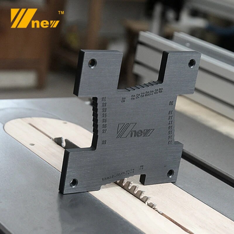2pcs High Precision Height Gauge 5-36.5mm Fence Gap Gauge Depth Rule For Woodworking Router Table Saw Table Measuring Tools