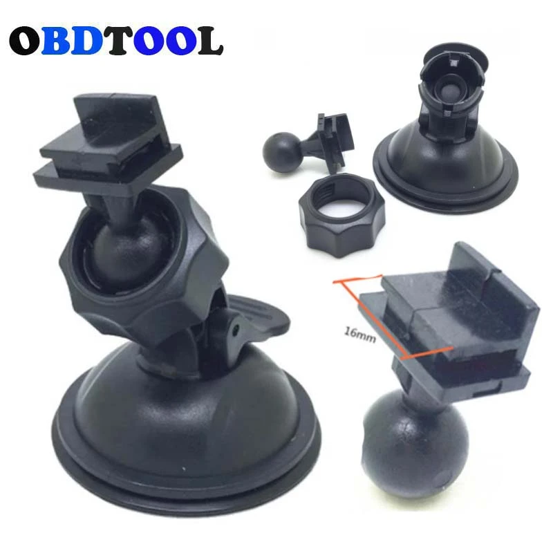 L Shape Head Suction Cup Bracket Universal for G30  GT300 Car DVR Tachograph Holder Auto GPS Recorder Camera Stand Sucker Mount