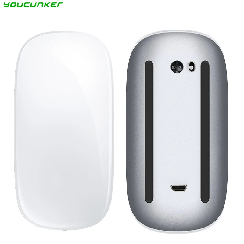 Wireless Bluetooth Magic 2 Mouse Silent  Rechargeable Laser Ergonomic Mause Arc Touch Ultra-thin Mice for Macbook Air Mac Pro