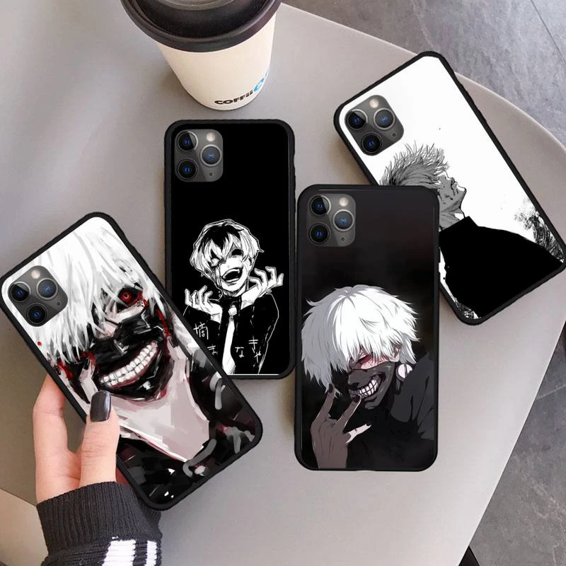 Tokyo Ghoul Trendy Anime Kaneki Ken Phone Case for iPhone 11 12 13 mini pro XS MAX 8 7Plus X 5S SE 2020 XR cover funda