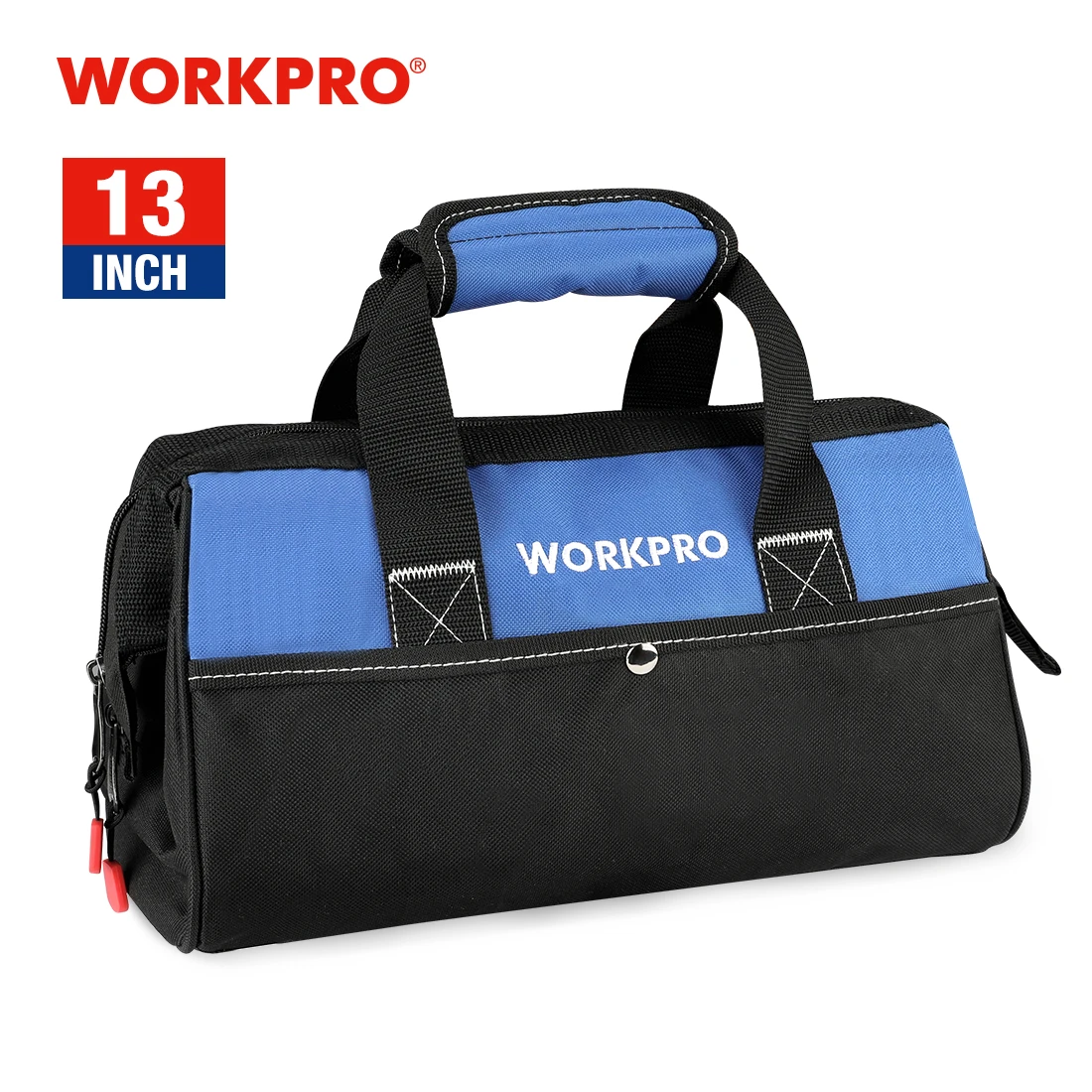 WORKPRO 13inch Hand Tool Bag 600D Ployster Electrician Bag Tool Organizers Portable Waterproof Tool Storage Bag