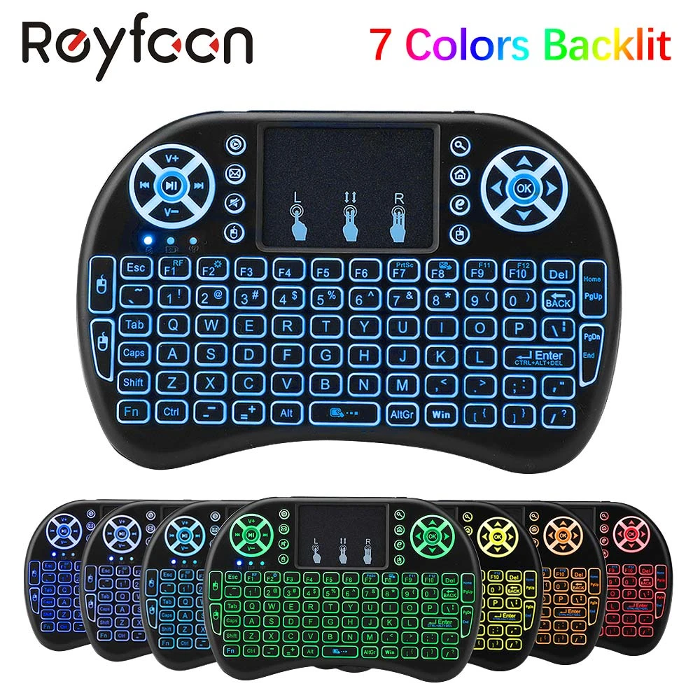 i8 mini keyboard English Version i8 Air Mouse Multi-Media Remote Control Touchpad Handheld Keyboard for Android TV BOX PC Lapto