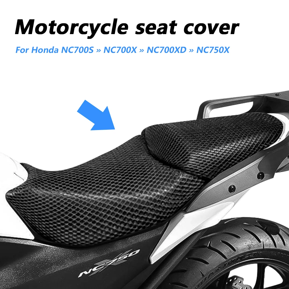 Motorcycle Protecting Cushion Seat Cover For Honda NC750X NC700X NC700XD NC700S Nylon Fabric Saddle Seat Cover Accessories