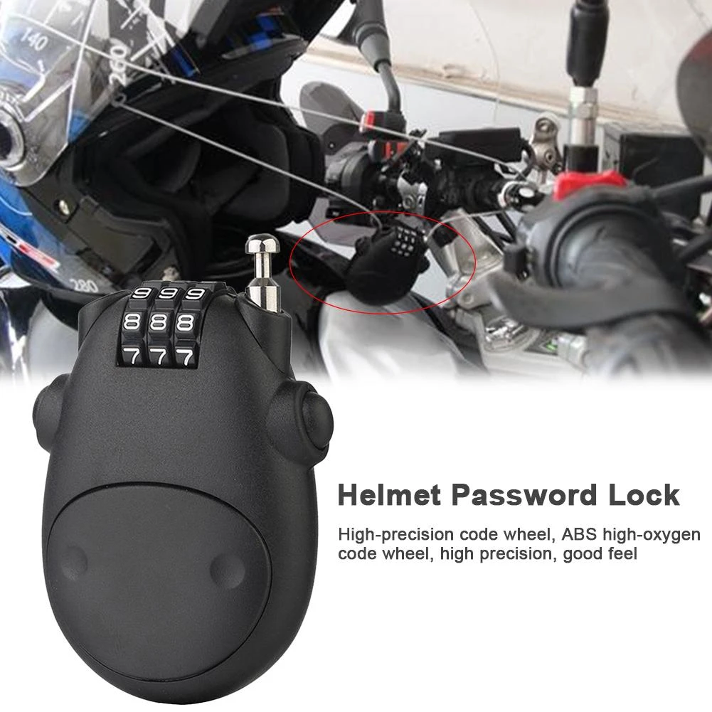 Telescopic Wire Rope Steel Cable Code Lock Anti-theft Safety Lock Bicycle Suitcase Luggage Lock Motorcycle Helmet Password Lock