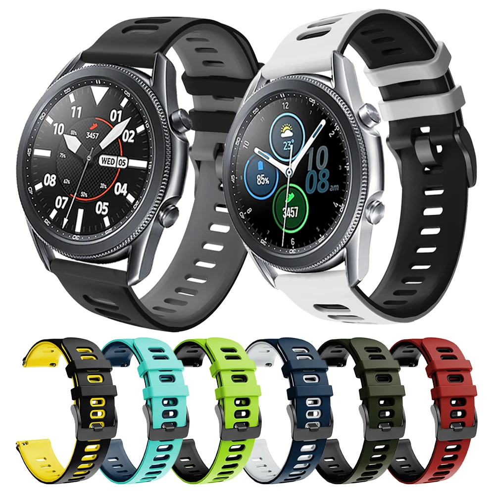 Sports Silicone Band for Samsung Galaxy Watch3 LTE Strap Watchband for Samsung Galaxy Watch 3 45mm 41mm Bracelet ремешок Correa