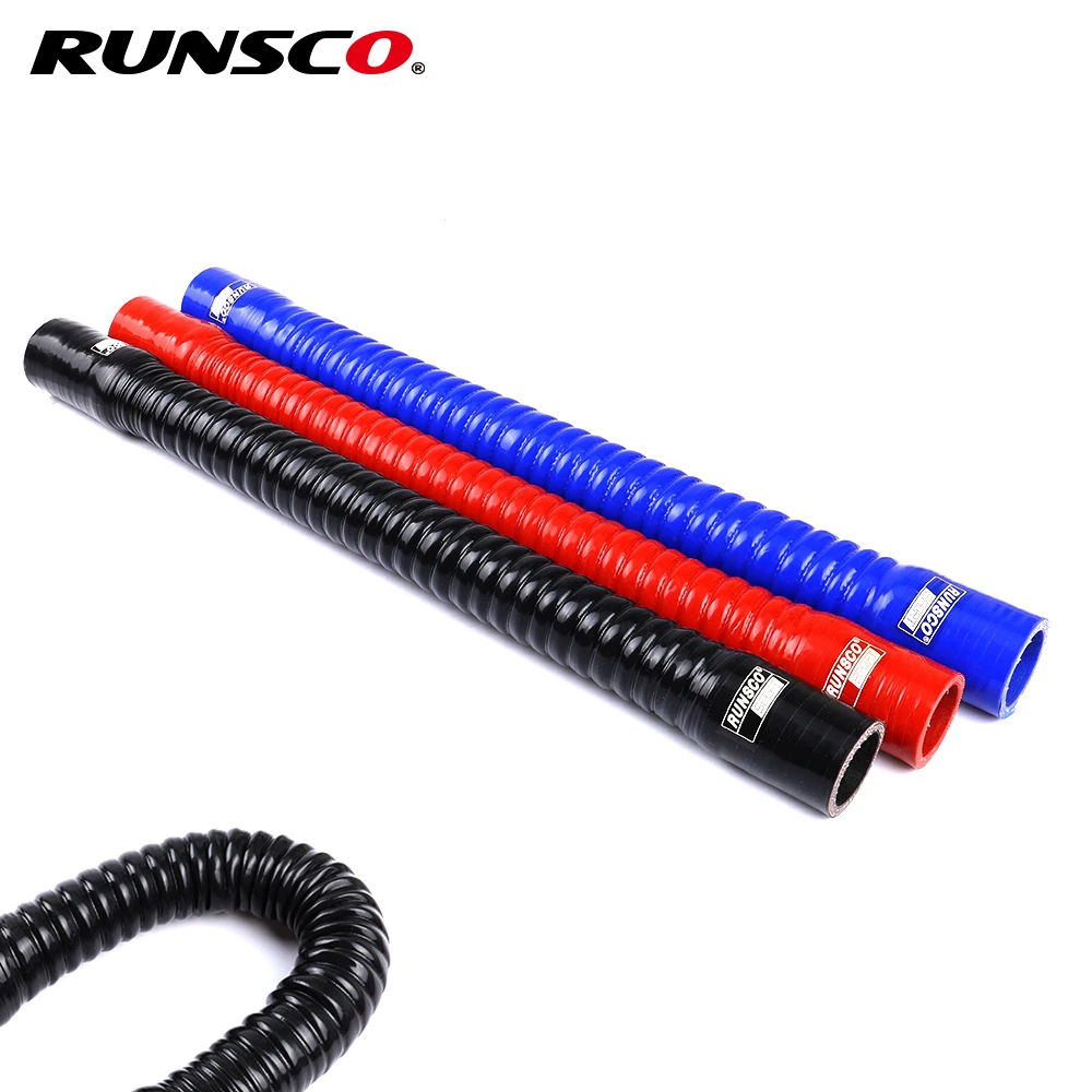 Universal Id 16 18 20 25 28mm Silicone Flexible Hose Water Radiator Tube for Air Intake High Pressure Rubber Joiner Pipe