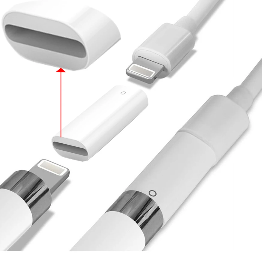 Mini Connector Charging Adapter for Apple Pencil Female to Female Home Office Easy Charge Charger Accessories