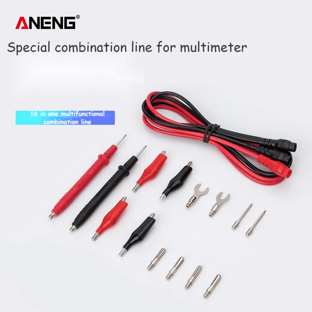 1000V 10A/20A Multimeter Point Probe Needle Test tweezers Leads Wire Pen Cable Line for ANENG Digital Multimeterss noise set