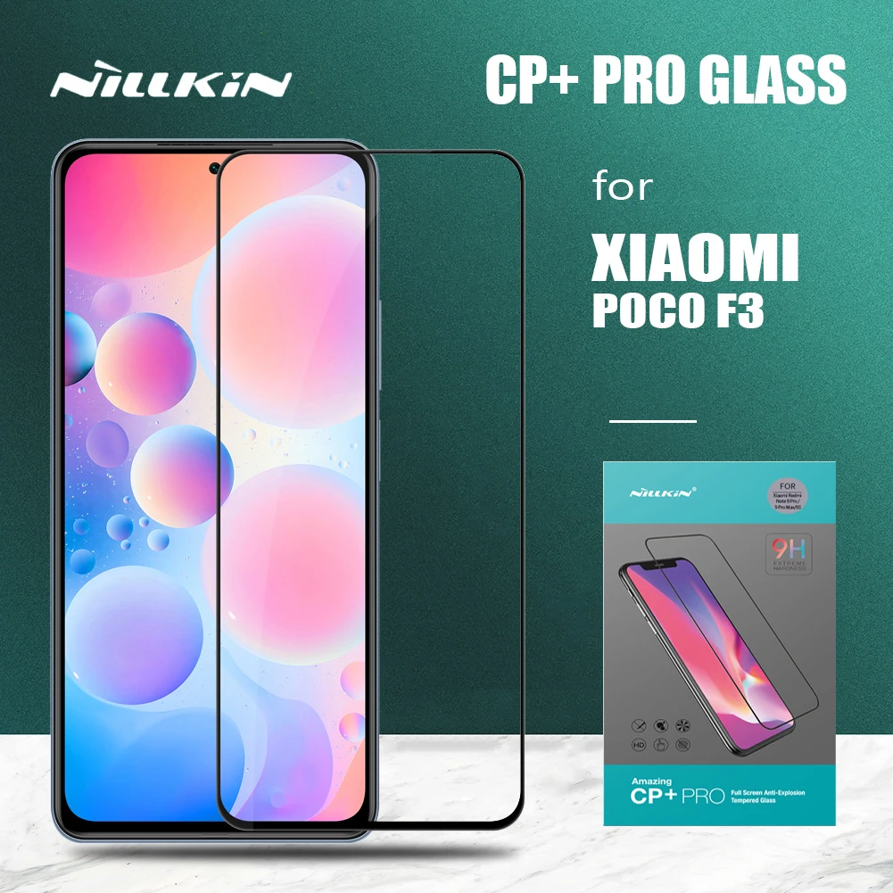 for Xiaomi POCO F3 Glass Nillkin 9H+PRO/CP+/XD Tempered Glass Safety HD Protect Screen Protector for Xiaomi Poco F3 Glass Film