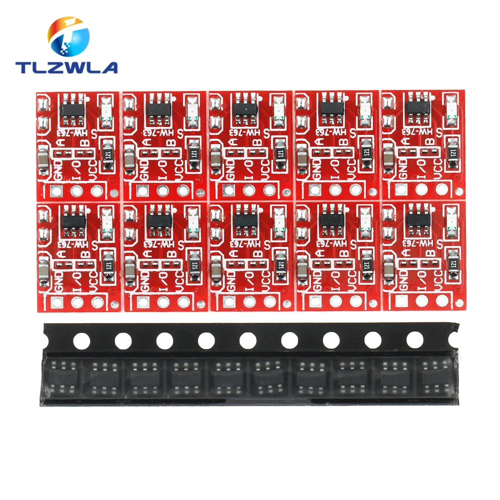 10PCS/LOT NEW TTP223 Touch Button Module Capacitor Type Single Channel Self Locking Touch Switch Sensor