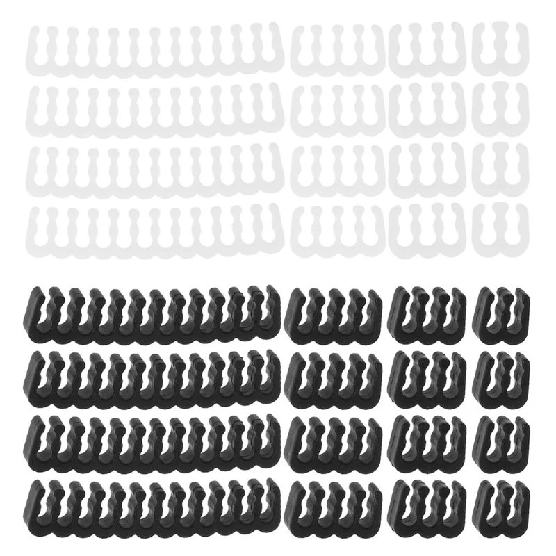 16Pcs/Set PP Cable Comb/Clamp/Clip/Organizer/Dresser for 2.5-3.2mm PC Power Cables Wiring 4/6/8/24 Pin Computer Cable M5TB