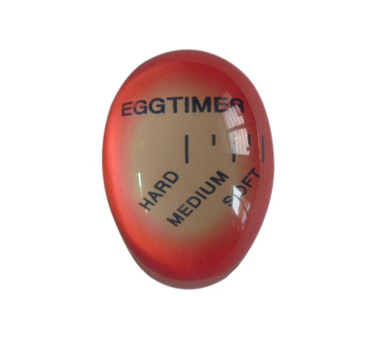 Kitchen Egg Timer Perfect Boiled Egg Indicator Soft-Boiled Display Egg Cooked Degree By Temperature Colour Changing Helper Timer