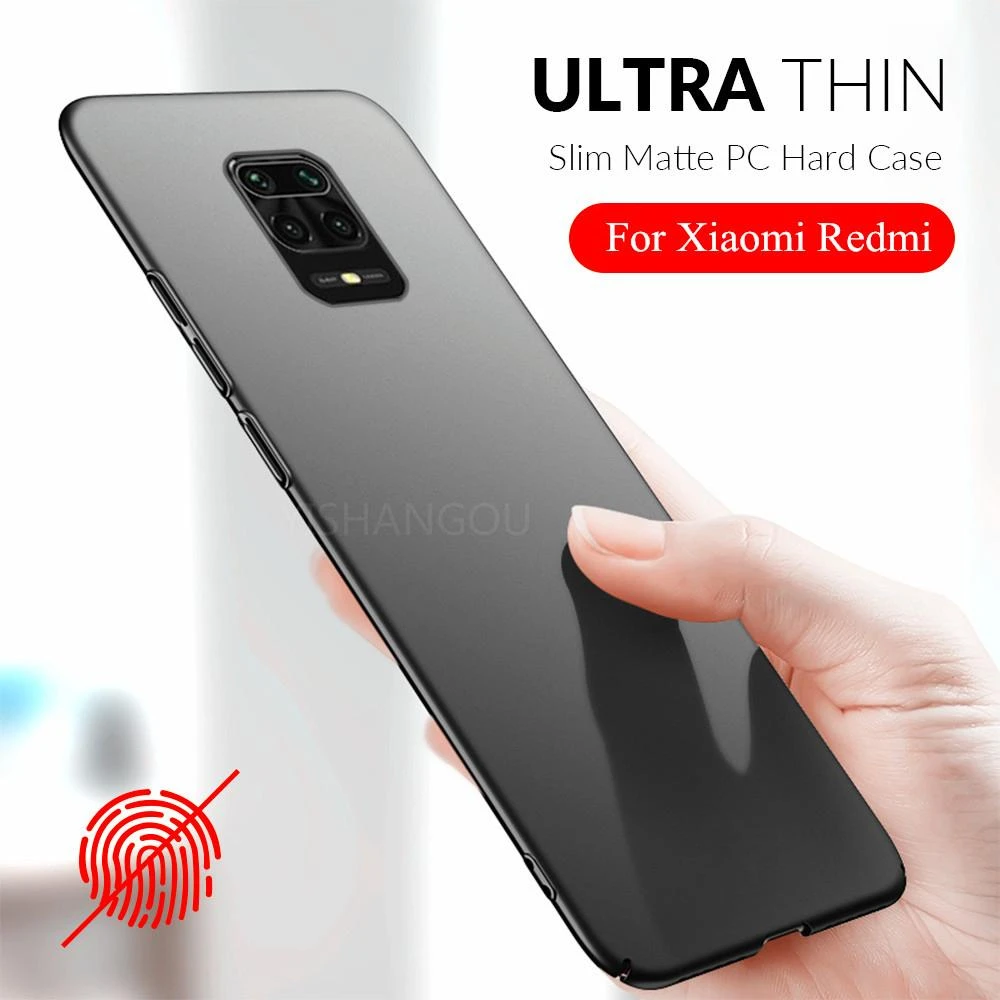 Slim Hard PC Matte Phone Case For Xiaomi Redmi Note 9 8 10 Pro 9s 9T 10S 11T Poco X3 NFC M3 F3 Mi 10T Lite 11 Ultra Hard Cover