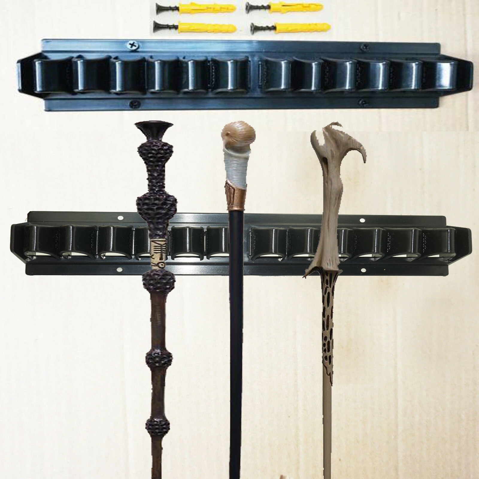 Display Rack for  10 Wand Stand Witches Wizards Dumbledore