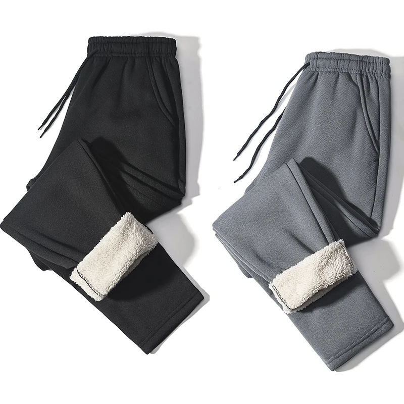 Quality Fleece Trousers Sportwear Fitness Joggers Sweat Pants Men Jogging Pants Hip Hop Streetwear Men SweatpantsM-5XL,ZA310