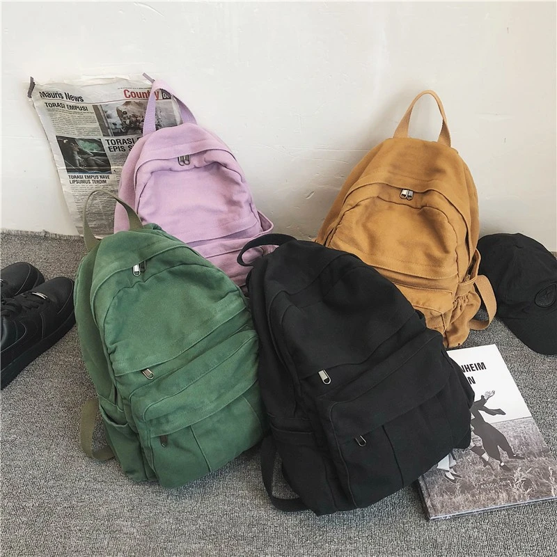 Cute New Backpack Fashion Casual Women Backpack Canvas Travel School Bag For Teenage Girls Shoulder Bag Mochilas Female Backpack