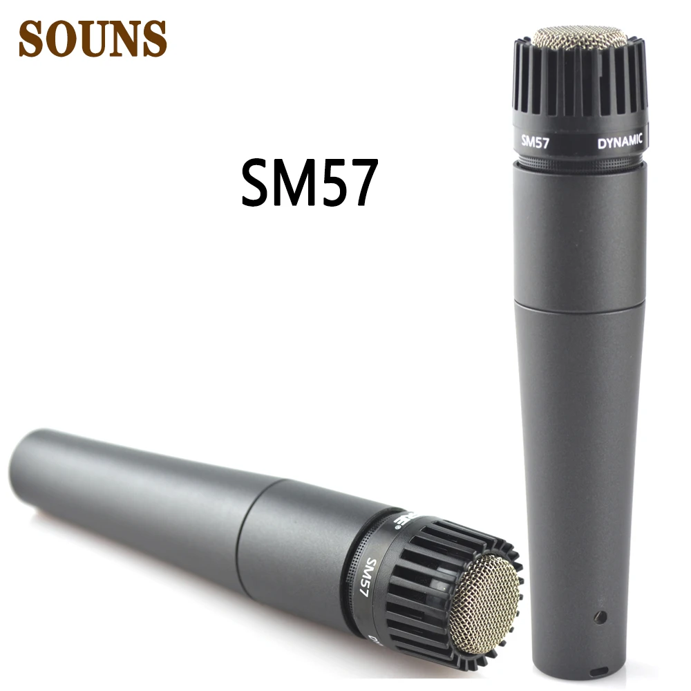 Free shipping,SM57 Professional precision Instrument Drum Microphone ,MIC SM57 for Guitar Amp, Bass Amp, Snare drum kit