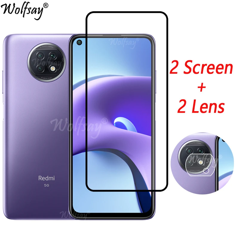 Full Cover Tempered Glass For Redmi Note 9T 5G Screen Protector For Redmi Note 9T 9 T 5G Camera Glass For Redmi Note 9T 5G Glass