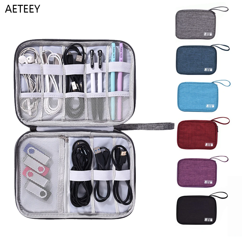 Versatile Storage Bag for Watch Band Strap Case Data Cable Mobile Power Supply Earphone Apple Watch Band Storage Case Organizer