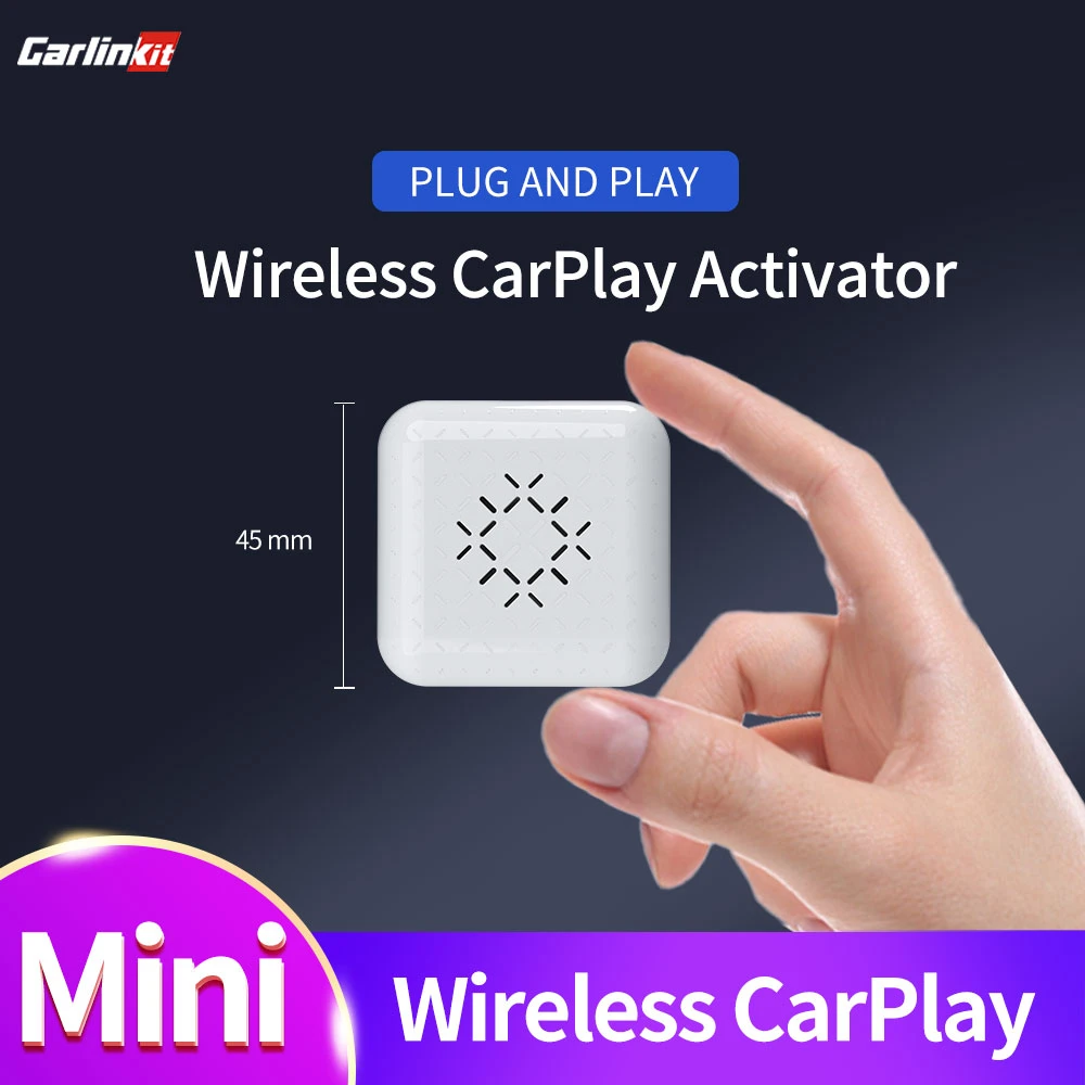 Carlinkit 3.0 Mini Wireless Carplay Adapter for Hyundai Peugeot Honda Infiniti Chevrolet Renault Megane Seat for 98% Models IOS