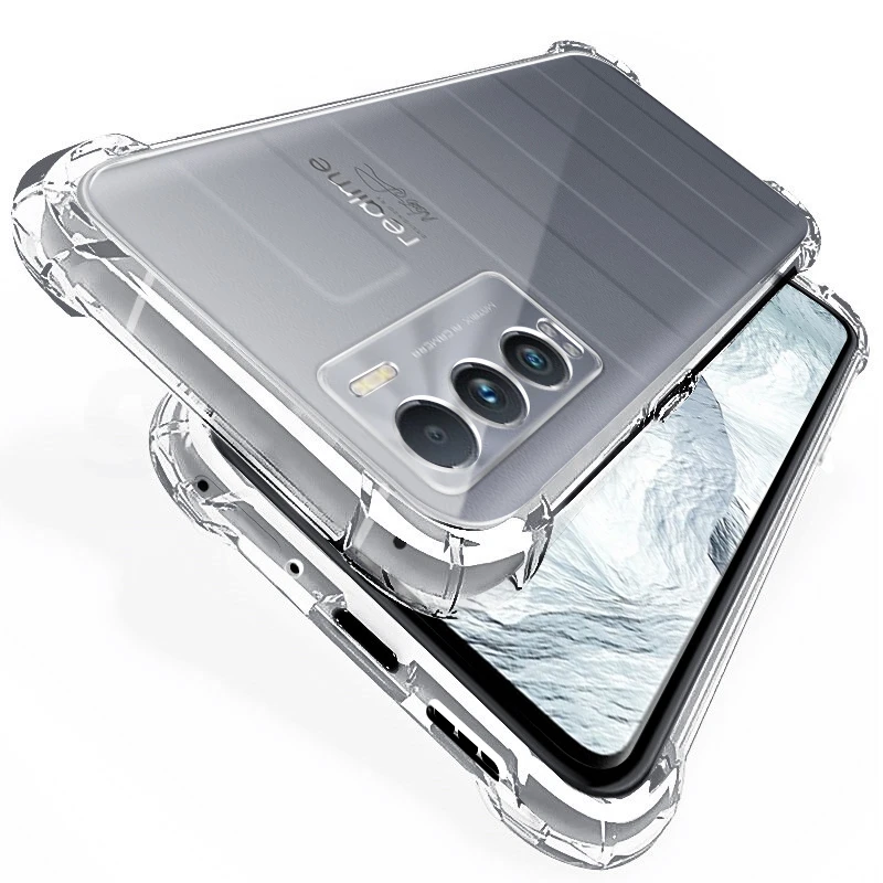 Airbag Shockproof Cover For Realme GT Explorer Master Edition C21 8 Pro Case Funda Transparent Clear Soft TPU Silicone Protector