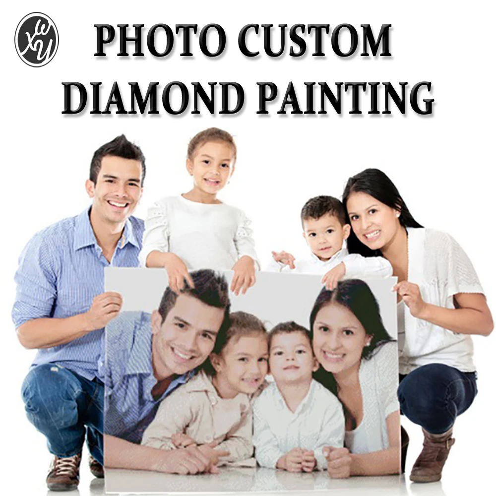 WEIWEI Photo Custom Diamond Painting Cross Stitch Full Square Picture of Rhinestone DIY Diamond Mosaic Diamond Embroidery Sale