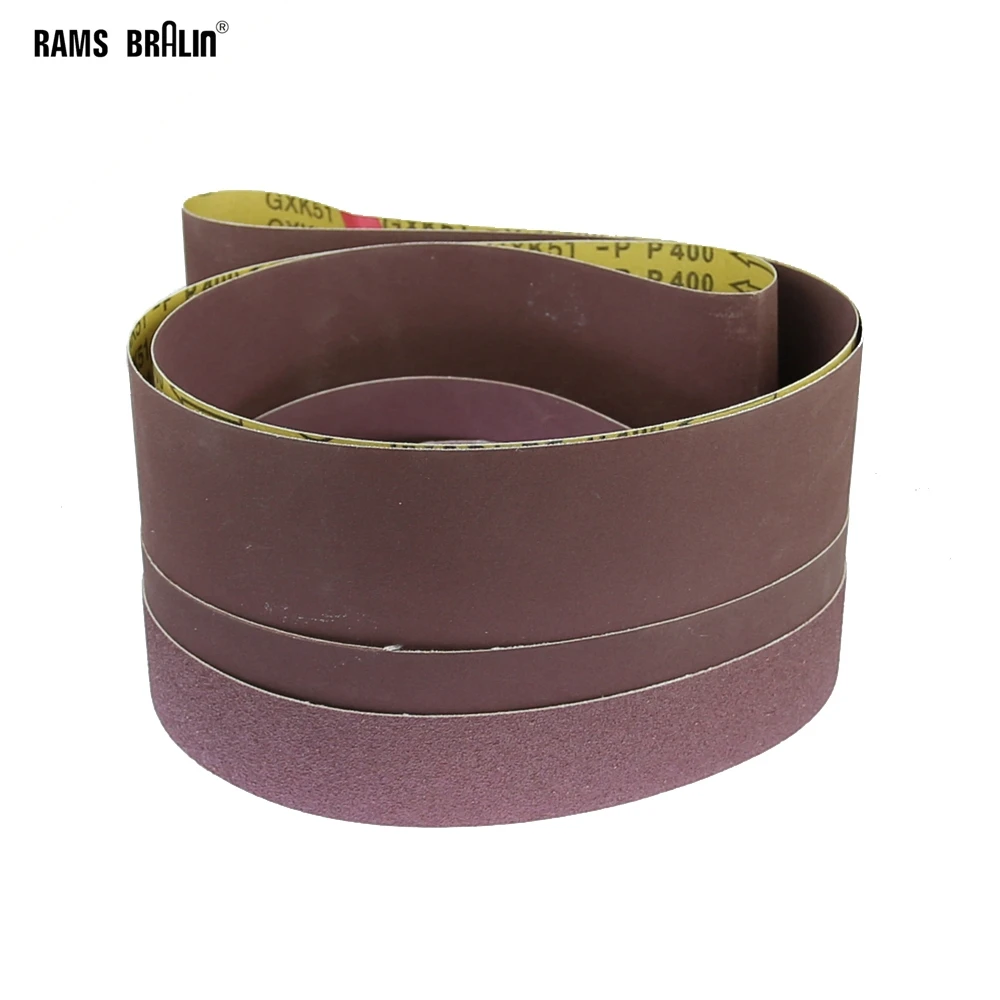1 piece 2000 * 50/75/100/150 mm Abrasive Sanding Belts Wood Soft Metal Plastic Coarse Grinding  to Fine Polishing