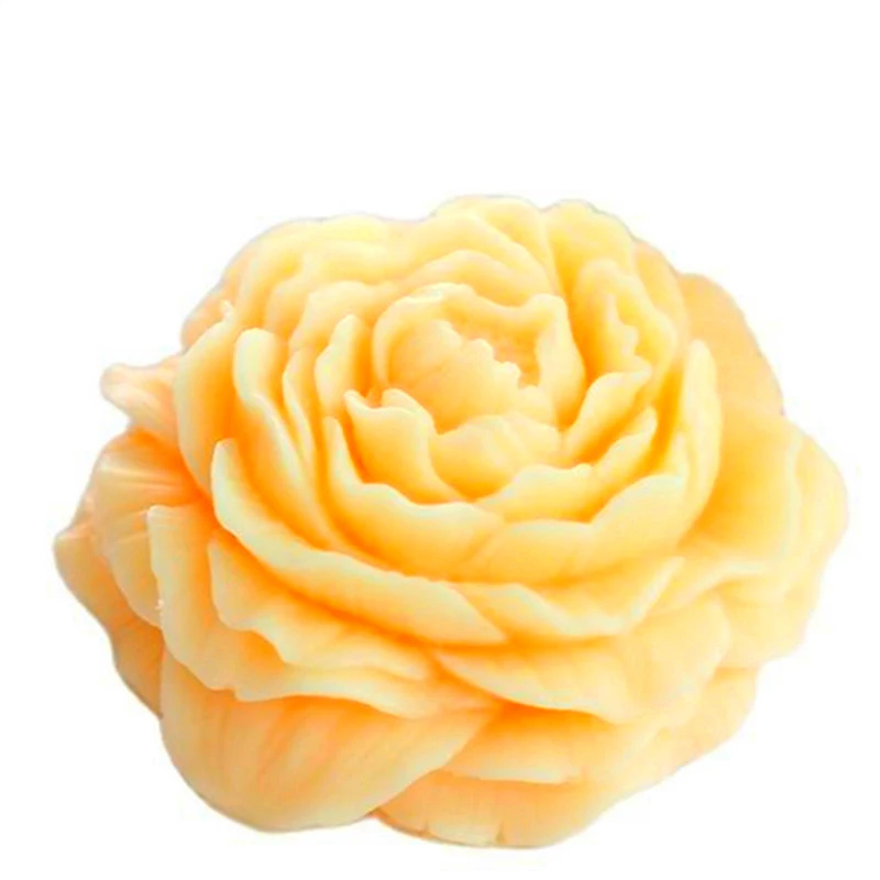 3D Flower Soap Mold Silicone Cake Candle Mould DIY Craft Peony Soap Making Molds