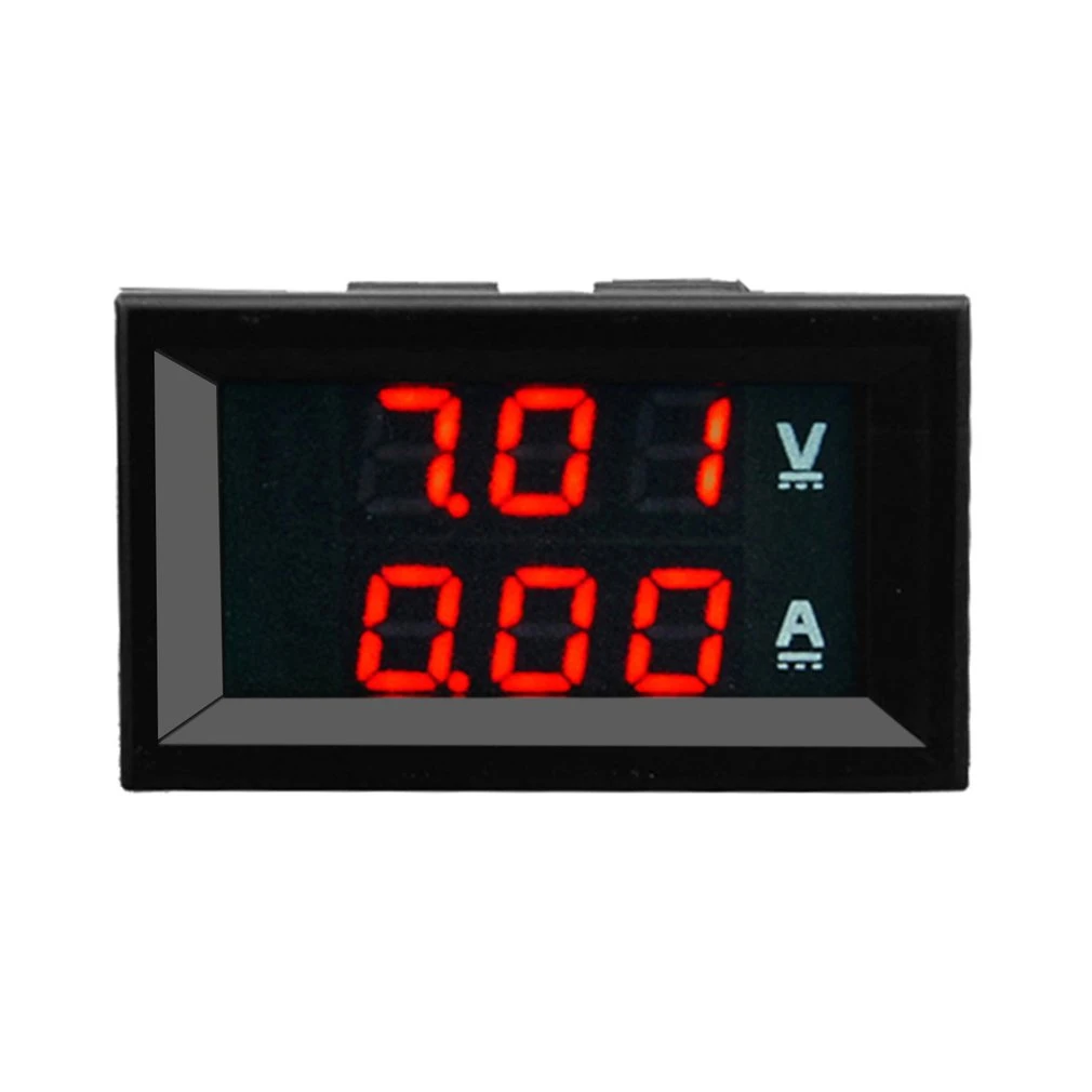 Mini Digital Voltmeter Ammeter DC 100V 10A Panel Amp Volt Voltage Current Meter Tester Detector 0.56