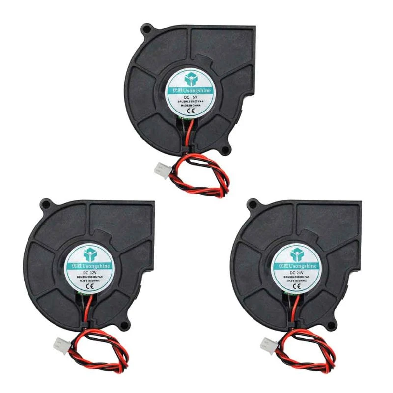 3D Printer Cooling Fan 5015 50x50x15mm Centrifugal Blower Fan 5V 12V 24V 2-Pin Brushless Cooling Cooler Fan