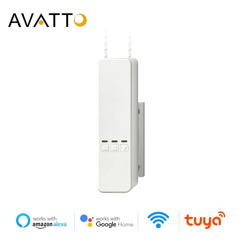 AVATTO Wifi Smart Roller Blinds Motor,Tuya WiFi Electric Shutter Curtain Motor,Remote Voice Control Work With Alexa/Google Home